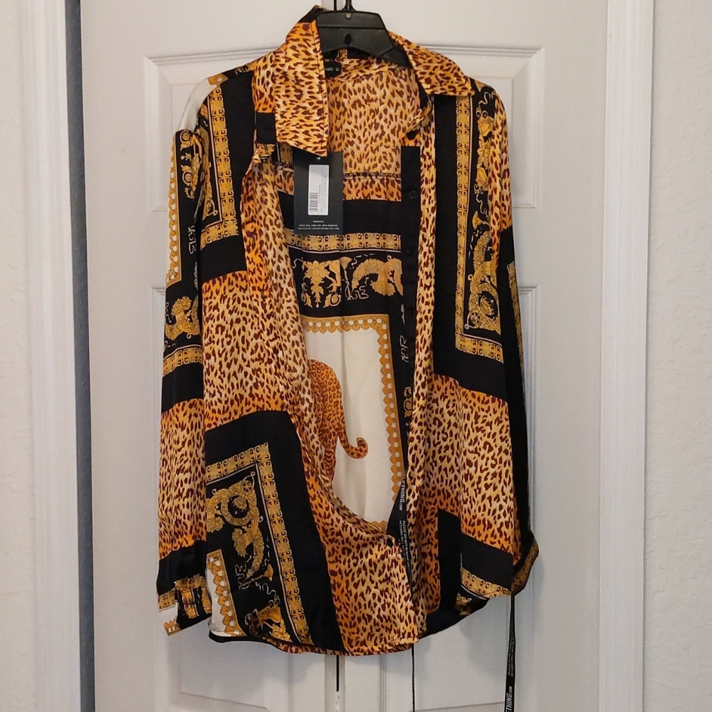 Satin Oversized Shirt